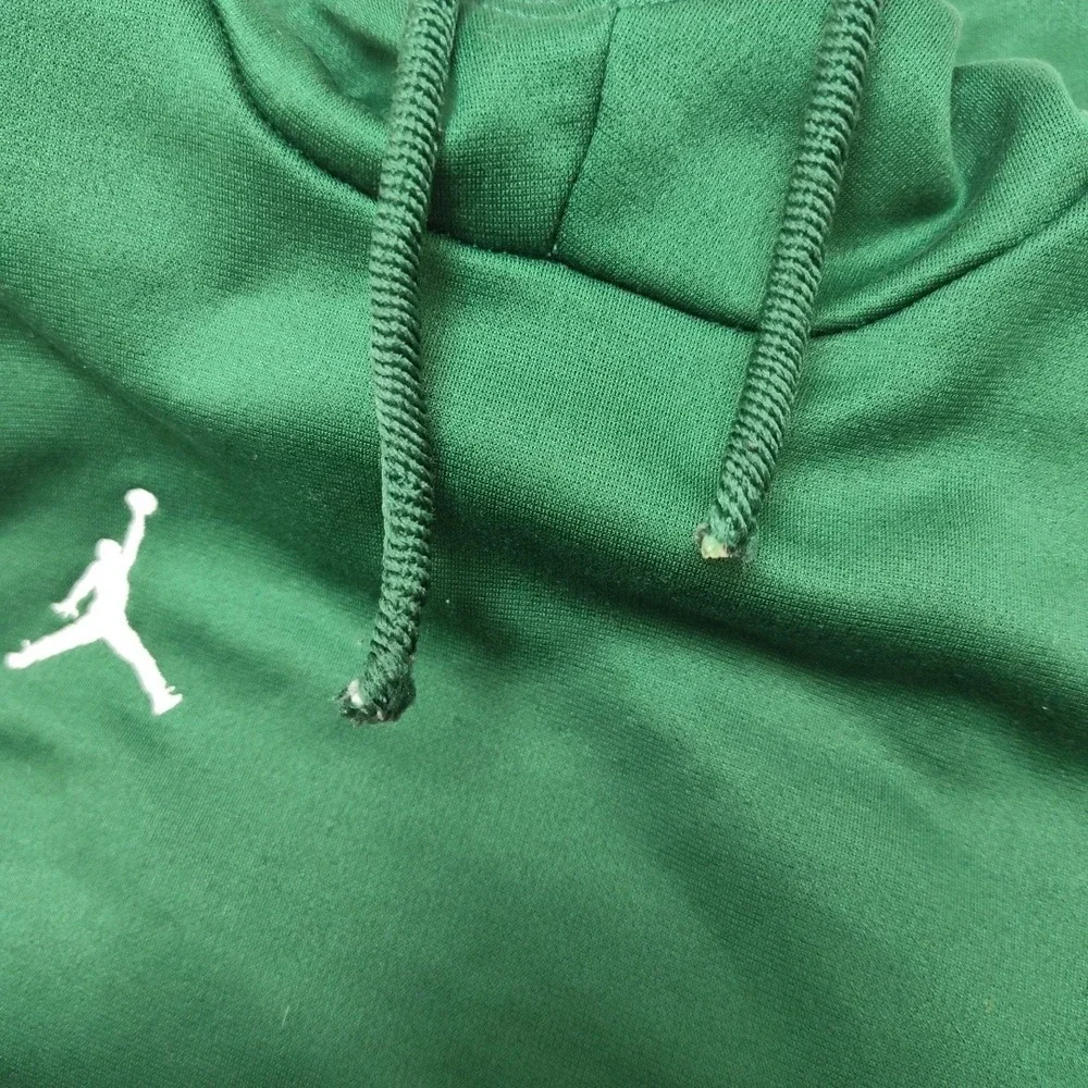 Jordan Hoodie Mens Small Green Pullover Alpha‎ Pockets Graphic Fleece AR4311